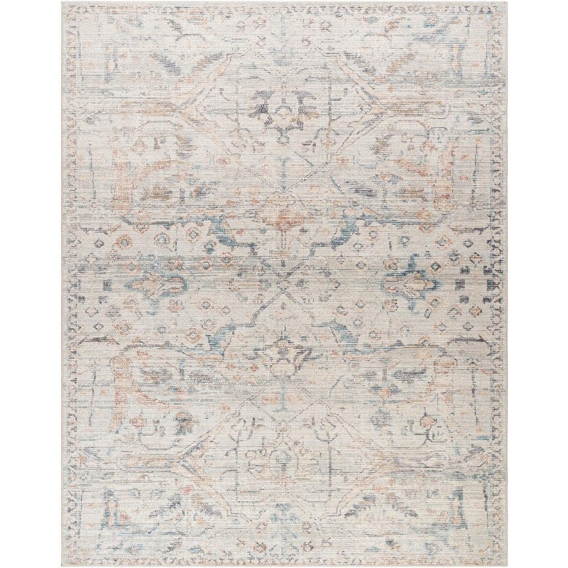 Livabliss Becki Owens Marlene Light Blue 8 ft. x 10 ft. Medallion Indoor Area Rug BOMN2309-71010