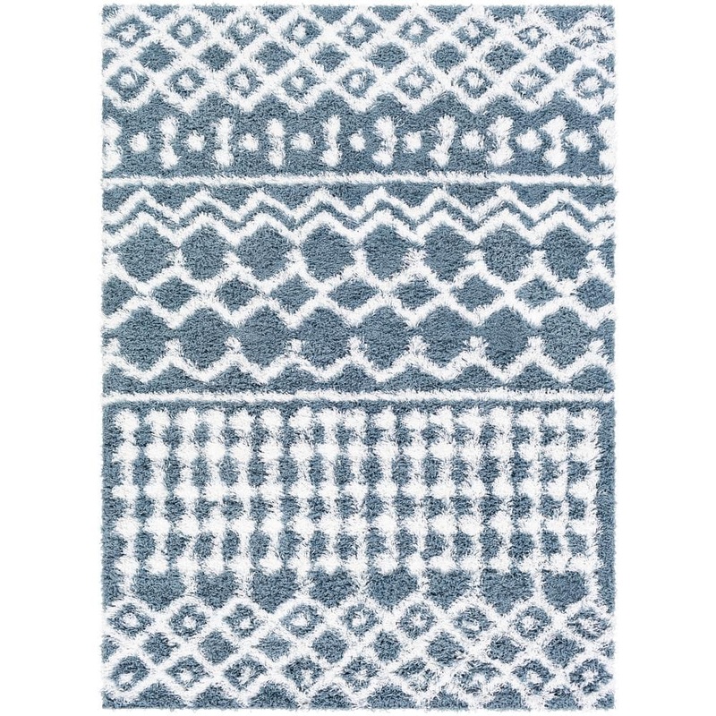 Livabliss Briar Blue 5 ft. 3 in. x 7 ft. 3 in. Area Rug S00161023085
