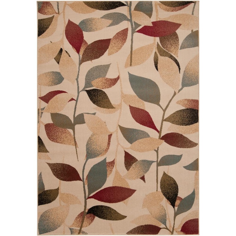 Livabliss Cassia Dark Red 8 ft. x 11 ft. Indoor Area Rug S00151027619