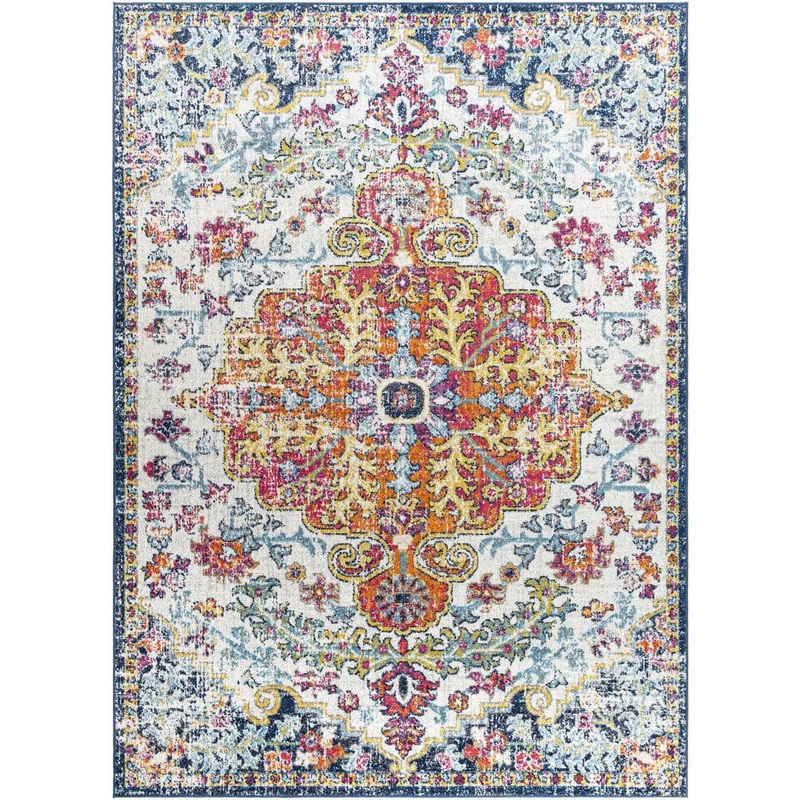 Livabliss Demeter Ivory 7 ft. x 9 ft. Oriental Area Rug S00151071956