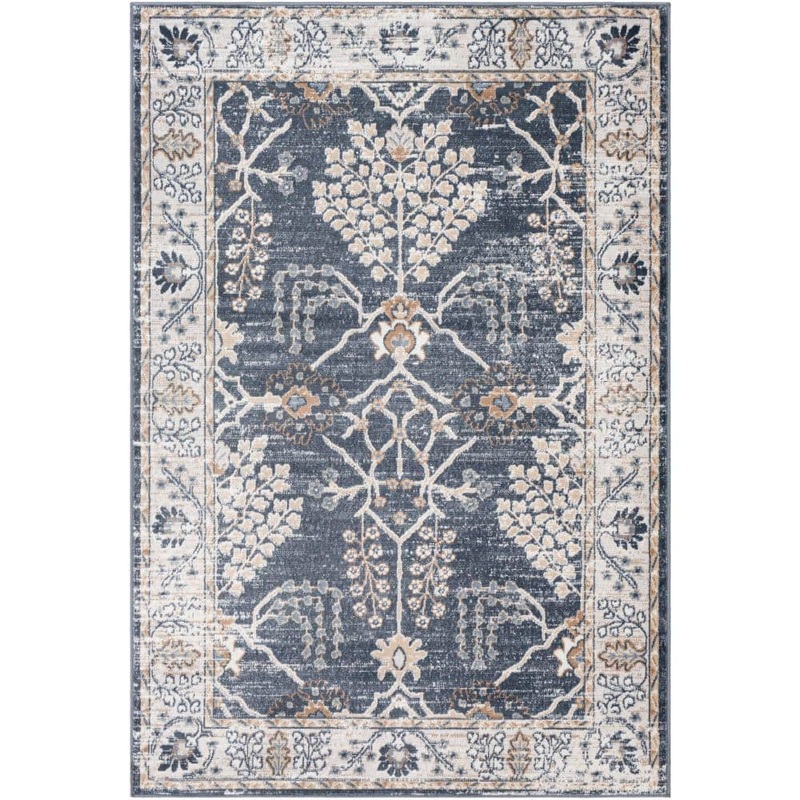 Livabliss Dora Dark Gray 7 ft. x 9 ft. Indoor Area Rug S00161039217