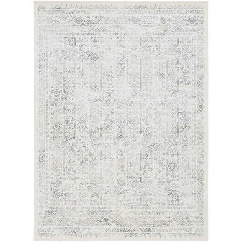 Livabliss Errol Cream 6 ft. 7 in. x 9 ft. Distressed Oriental Area Rug S00161021596