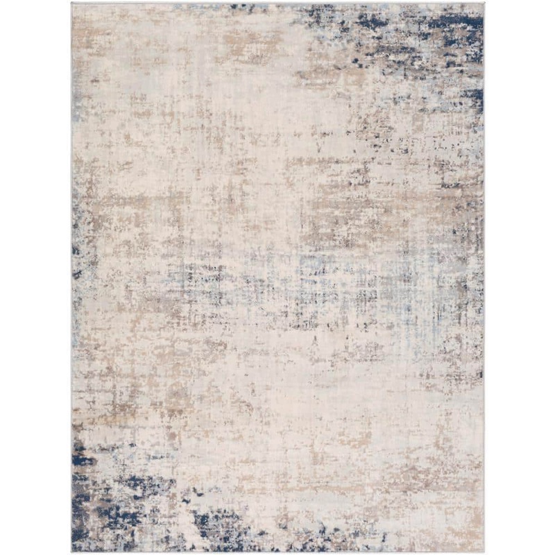 Livabliss Hathor Navy 10 ft. x 14 ft. Modern Abstract Polypropylene Rectangular Area Rug S00161052560