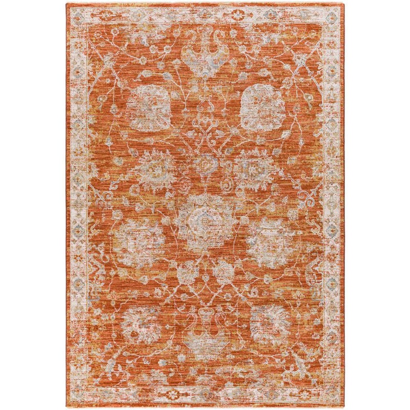 Livabliss Hinata Burnt Orange 5 ft. x 7 ft. Indoor Area Rug S00161044844