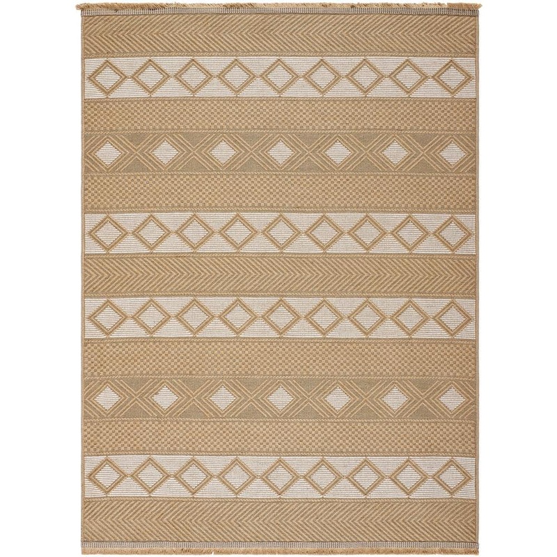 Livabliss Mystery Tan/Cream 8 ft. x 10 ft. Cottage Indoor Area Rug MYS2302-7910
