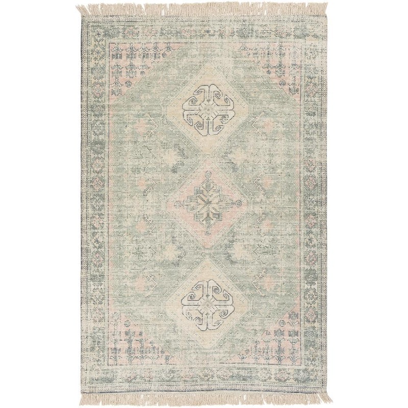 Livabliss Nolan Sage Medallion 5 ft. x 8 ft. Indoor Area Rug S00161024595