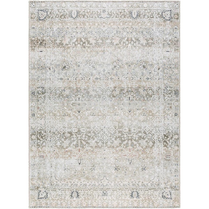 Livabliss Our PNW Home Rainier Sage Traditional 3 ft. x 5 ft. Indoor Machine-Washable Area Rug PNWRN2302-33411