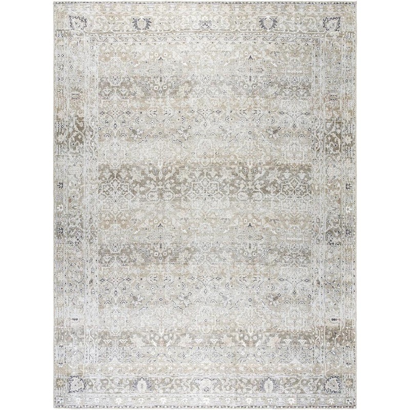 Livabliss Our PNW Home Rainier Sage Traditional 9 ft. x 12 ft. Indoor Machine-Washable Area Rug PNWRN2302-81012