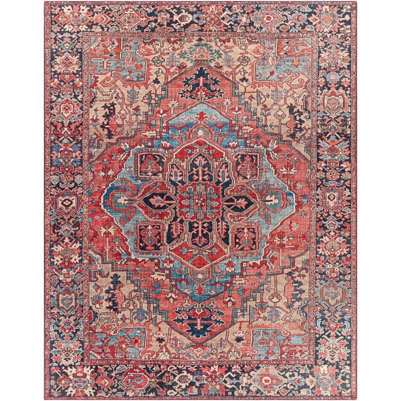 Livabliss Rhene Light Red 10 ft. x 13 ft. Indoor Area Rug S00161053267