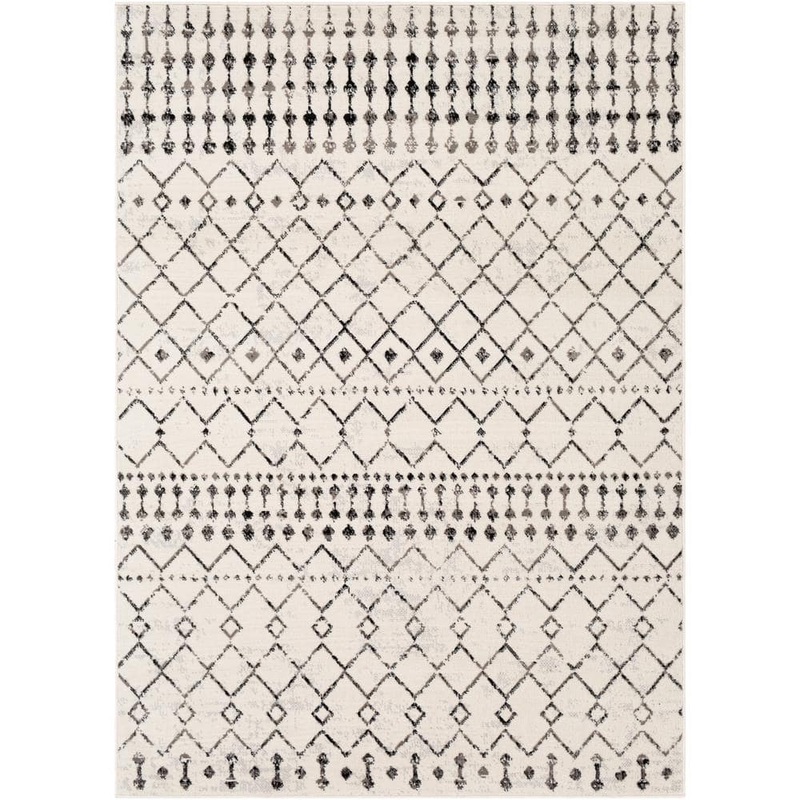 Livabliss Rubena Black 6 ft. 7 in. x 9 ft. Area Rug S00161036245