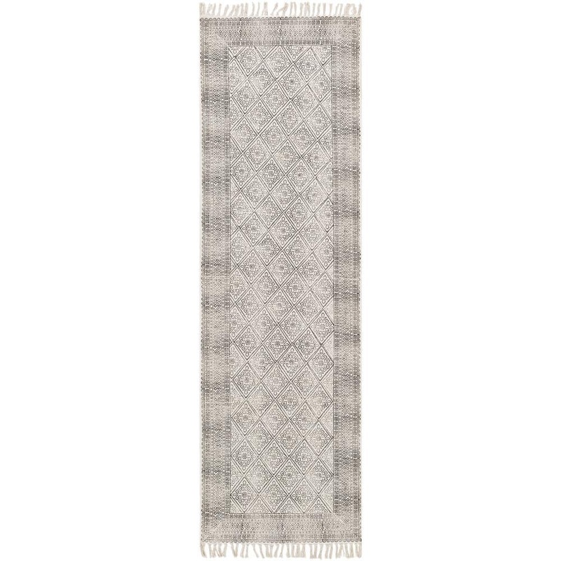 Livabliss Sachairi Black Moroccan 3 ft. x 8 ft. Indoor Runner Area Rug S00161019636