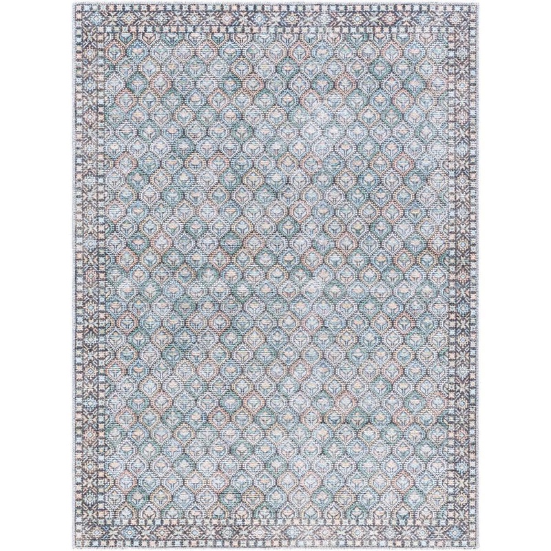 Livabliss Vinny Green 5 ft. x 7 ft. Traditional Indoor Area Rug VNY2320-537