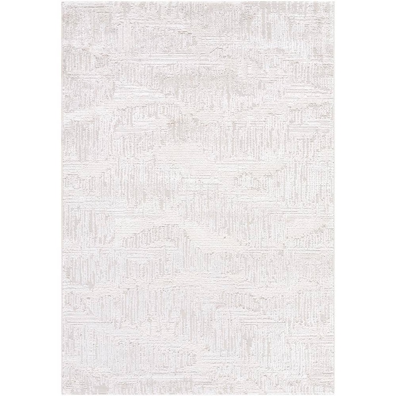 Livabliss Wolly Ivory/White Modern 7 ft. x 9 ft. Indoor Area Rug WOY2306-679