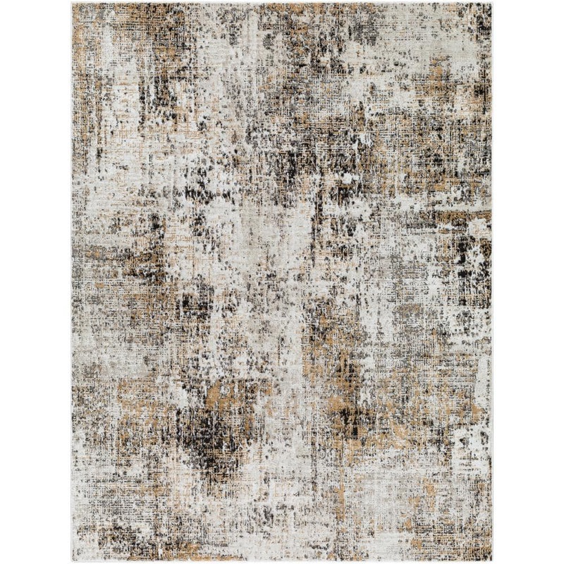 Livabliss Allegro Tan/Ivory Abstract 7 ft. x 9 ft. Indoor Area Rug ALG2355-679