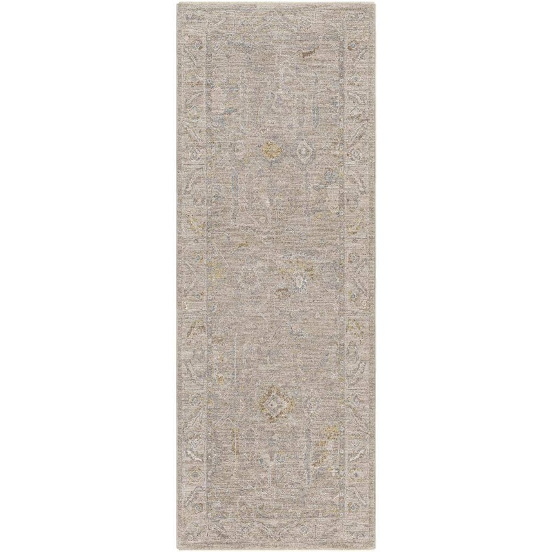 Livabliss Avant Garde 10 ft. x 11 ft. Brown Border Indoor Runner AVT2379-2710