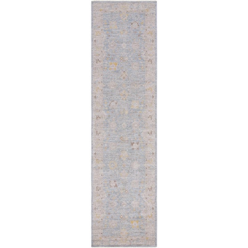 Livabliss Avant Garde Blue 2 ft. 7 in. x 10 ft. Modern Traditional Polyester Runner Area Rug AVT2369-2710