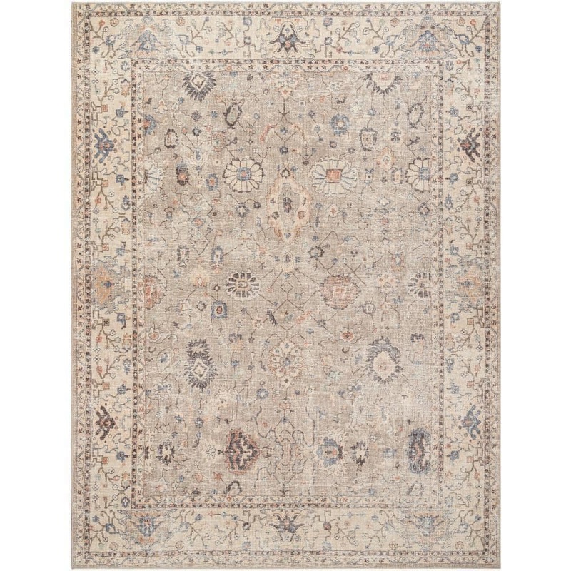 Livabliss Becki Owens Davina Khaki Oriental 9 ft. x 12 ft. Indoor Area Rug BOCC2302-9212
