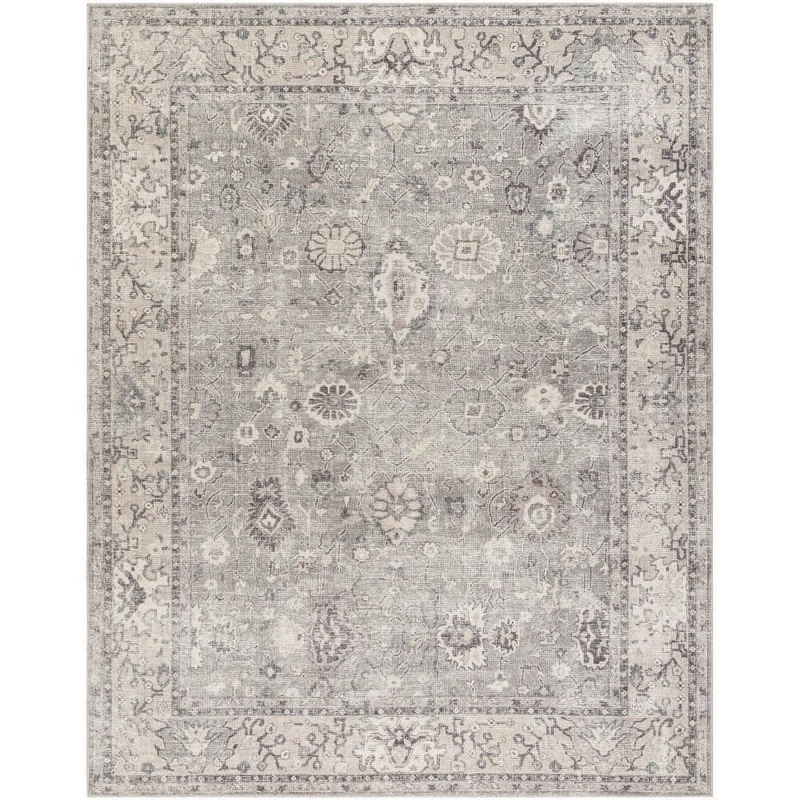 Livabliss Becki Owens Davina Taupe Oriental 8 ft. x 10 ft. Indoor Area Rug BOCC2301-71010
