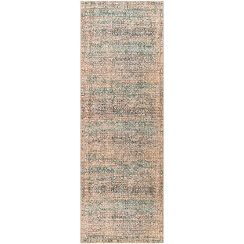 Livabliss Becki Owens Marlene Sage/Brown Medallion 3 ft. x 7 ft. Indoor Runner Area Rug BOMN2302-2773