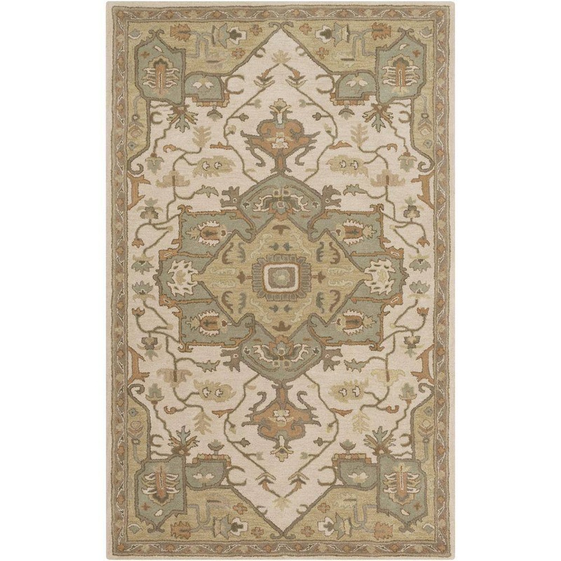 Livabliss Demetrios Olive 6 ft. x 9 ft. Indoor Area Rug S00151007487