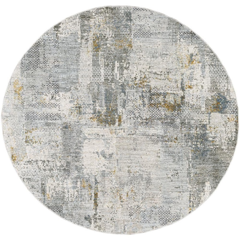 Livabliss Dresden Dusty Sage Modern 8 ft. Round ft. Indoor Area Rug DRE2305-710RD