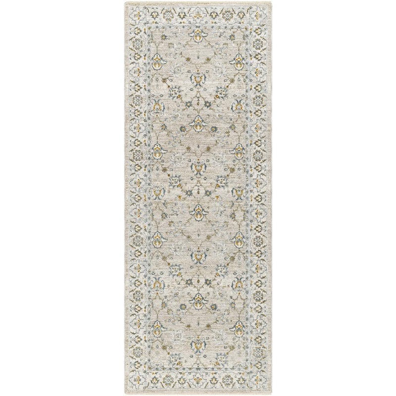 Livabliss Dresden Gray/Blue 2 ft. x 7 ft. Oriental Indoor Runner DRE2311-2773