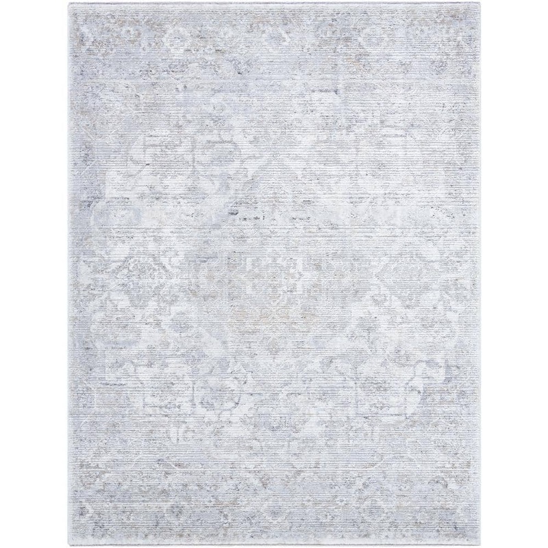 Livabliss Edmonton Gray/Cream 7 ft. x 9 ft. Traditional Indoor Area Rug EDO2305-679