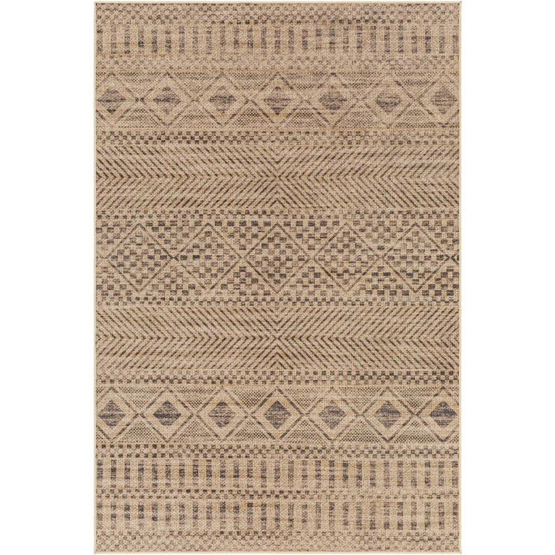 Livabliss Ez Jute  Brown 6 ft. x 9 ft. Machine-Washable Rug EZT2315-69