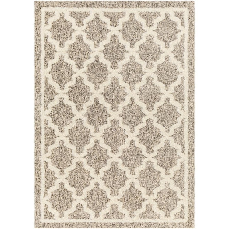 Livabliss Florida Medium Gray 5 ft. x 7 ft. Trellis Indoor Area Rug FLD2300-537