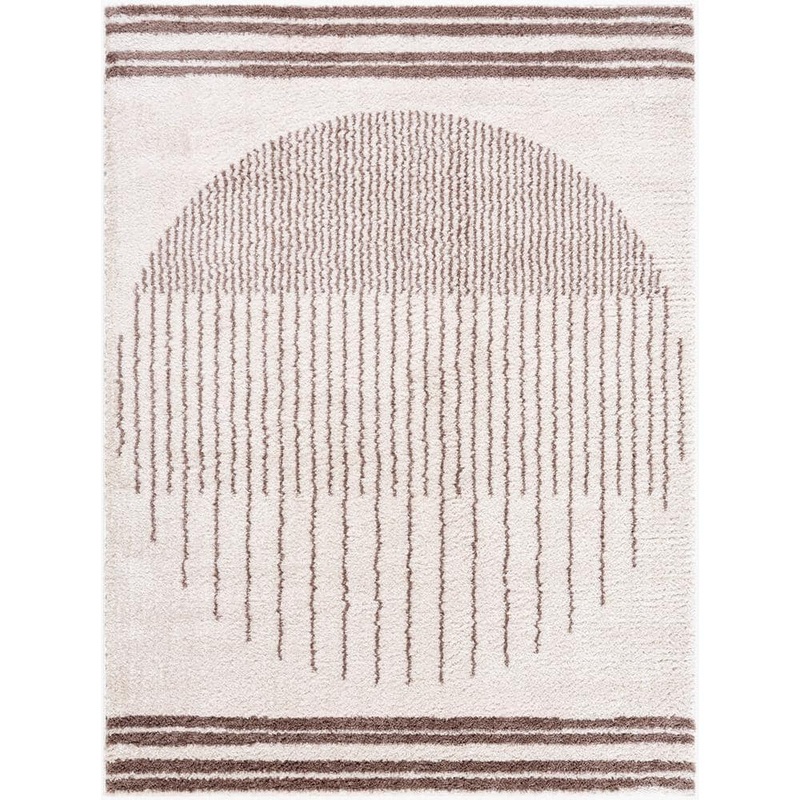 Livabliss Fossay Shag Brown 7 ft. x 9 ft. Global Indoor Area Rug FSG2305-679