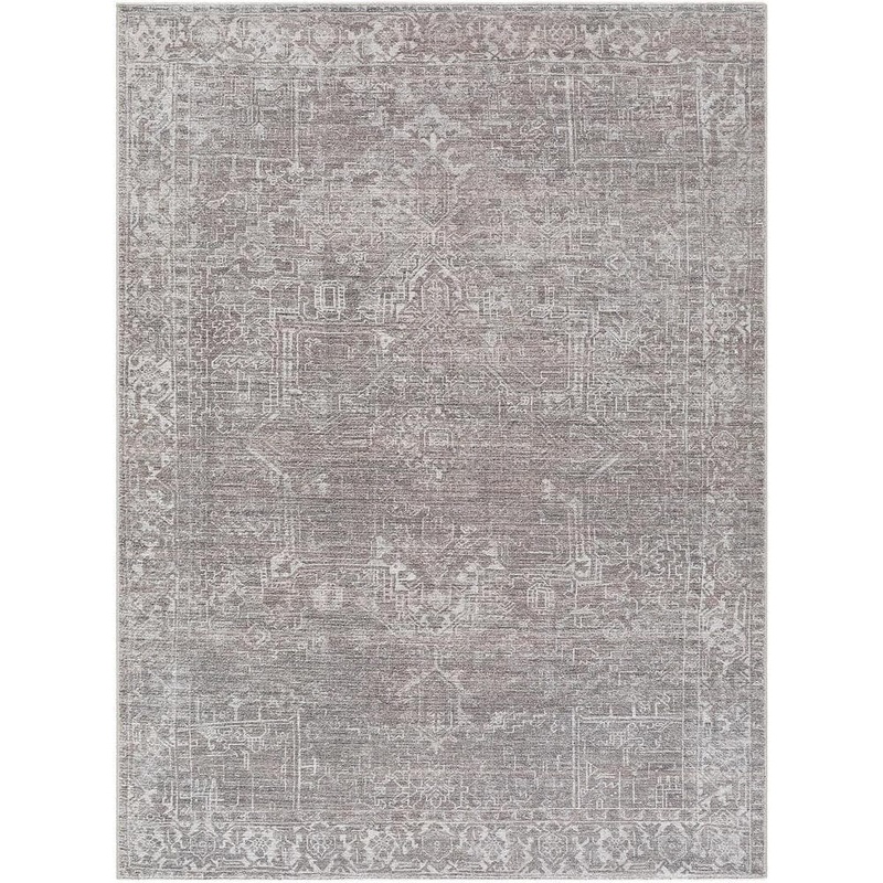 Livabliss Galey Alix x Livabliss Collins Avenue VII Vintage Medallion Area Rug, 9’11 in. x 14′ (10′ x 14′), Olive GACA2306-91114