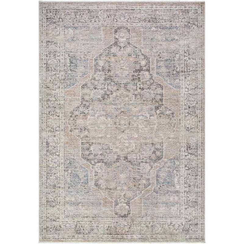 Livabliss Galey Alix x Livabliss Maria Elena IV Vintage Medallion Area Rug, 2’7 in. x 7’3 in. (3′ x 8′), Dark Brown GADA2303-2773