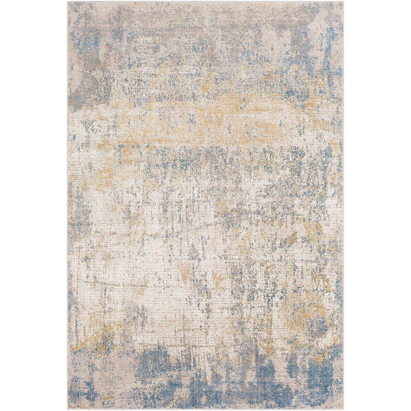 Livabliss Halina Blue 5 ft. 3 in. x 7 ft. 3 in. Distressed Area Rug S00161014240