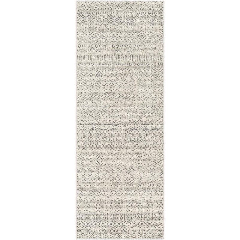 Livabliss La Boheme Ivory Distressed 3 ft. x 10 ft. Indoor Runner Area Rug LHB2302-2710