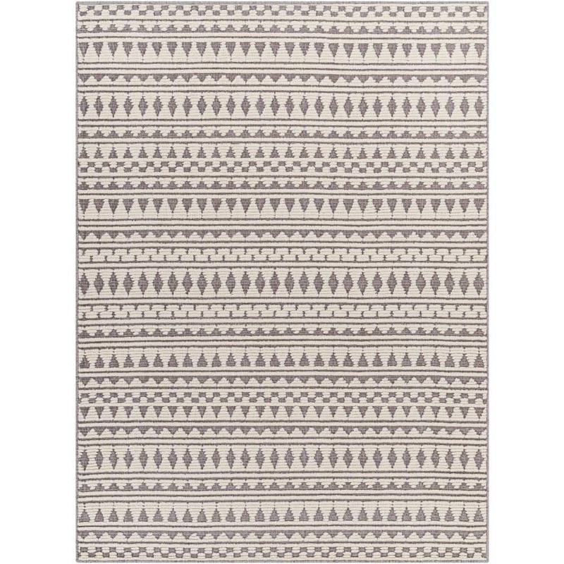 Livabliss Lyna Taupe Doormat 3 ft. x 5 ft. Indoor Machine-Washable Area Rug S00161066926