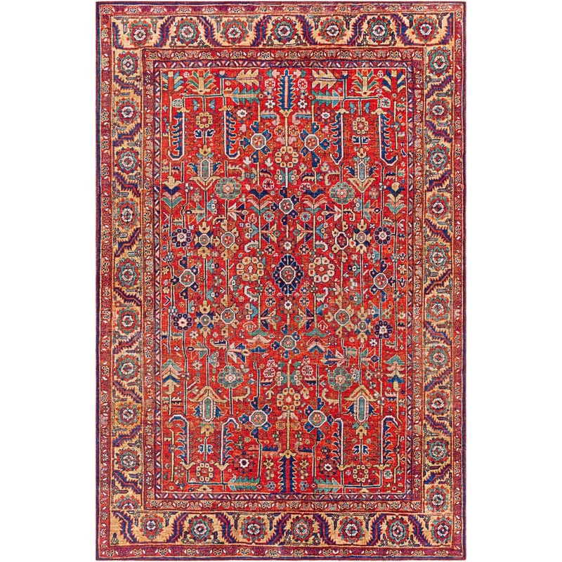 Livabliss Rawle Red 5 ft. x 7 ft. 6 in. Area Rug S00161041050