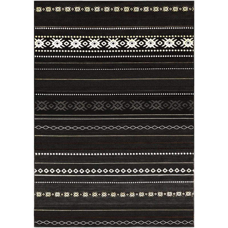 Livabliss Zuni Black 8 ft. x 11 ft. Indoor Area Rug S00151024778