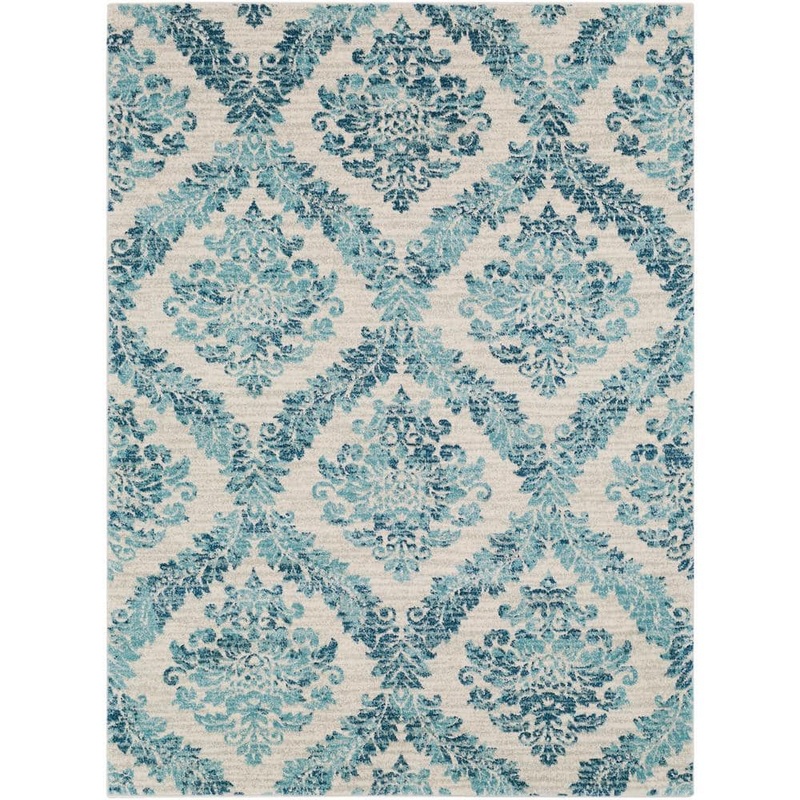 Livabliss Agnetha Teal 8 ft. x 10 ft. Area Rug S00151070195