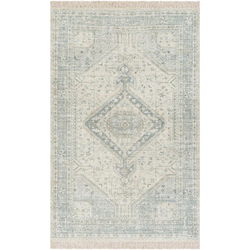 Livabliss Alaia Sage Medallion 9 ft. x 12 ft. Indoor Area Rug S00161045285