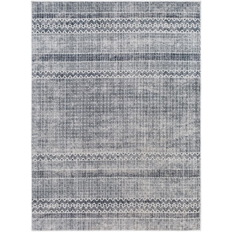 Livabliss Alice Medium Grey 9 ft. x 12 ft. Global Indoor Area Rug ALC2311-81012