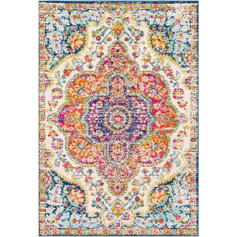 Livabliss Alois Pink/Blue 9 ft. 3 in. x 12 ft. 6 in. Area Rug S00161018613