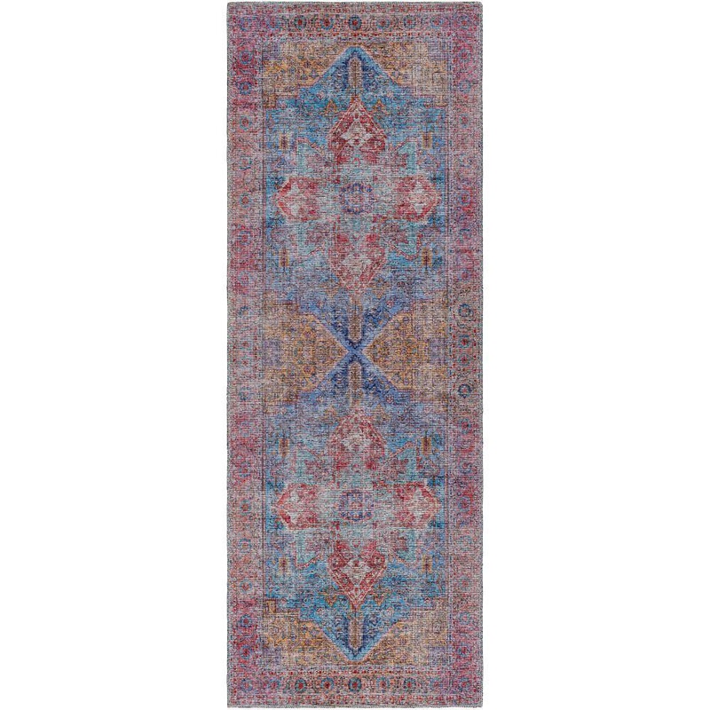 Livabliss Atlanta Red Traditional 3 ft. x 10 ft. Runner Indoor Area Rug ANL2303-2710