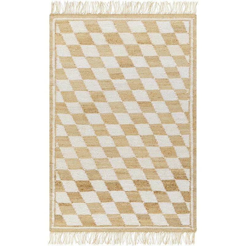 Livabliss Becki Owens Kamey Beige/Checkered Cottage 5 ft. x 8 ft. Indoor Area Rug BOKY2301-576