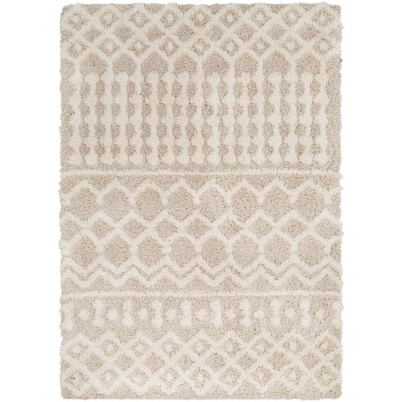 Livabliss Briar Beige 6 ft. 7 in. x 9 ft. 6 in. Trellis Area Rug S00161016296