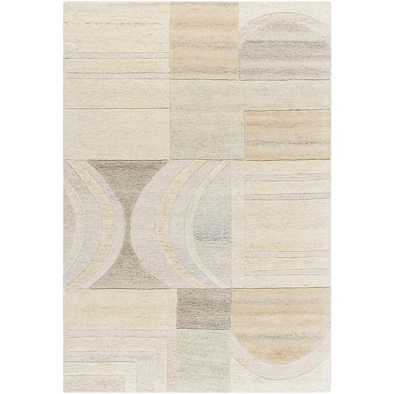 Livabliss Brook Light Beige 5 ft. x 8 ft. Modern Indoor Area Rug BKO2328-576