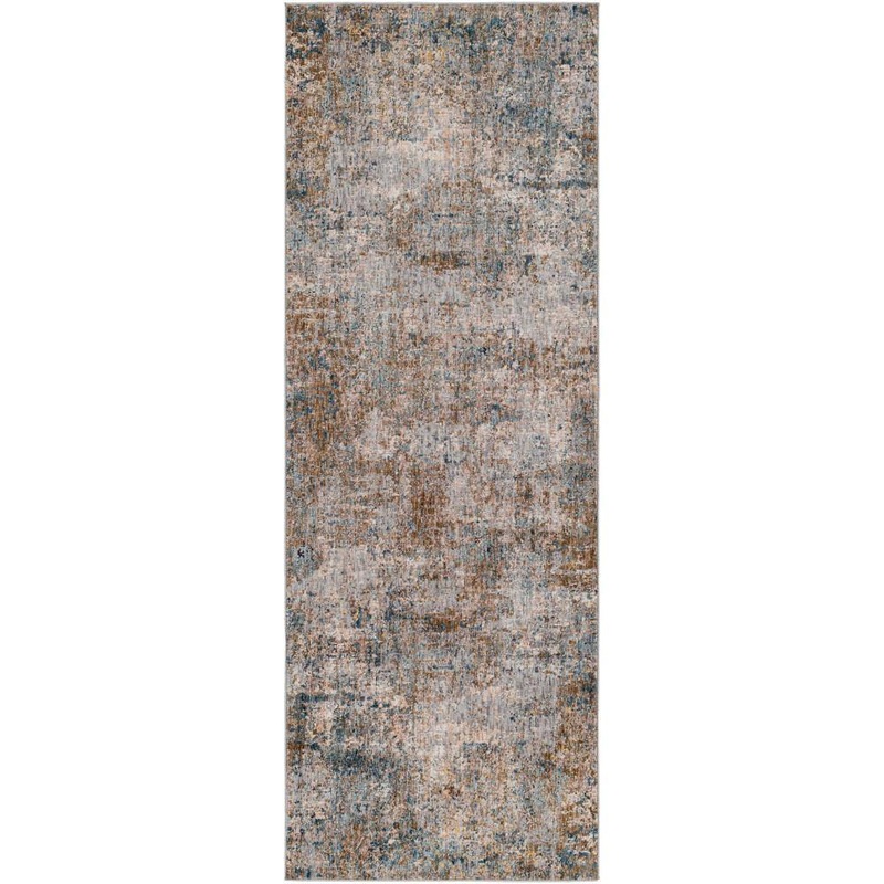Livabliss Delphine Taupe 3 ft. x 10 ft. Abstract Indoor Runner Area Rug S00161032569