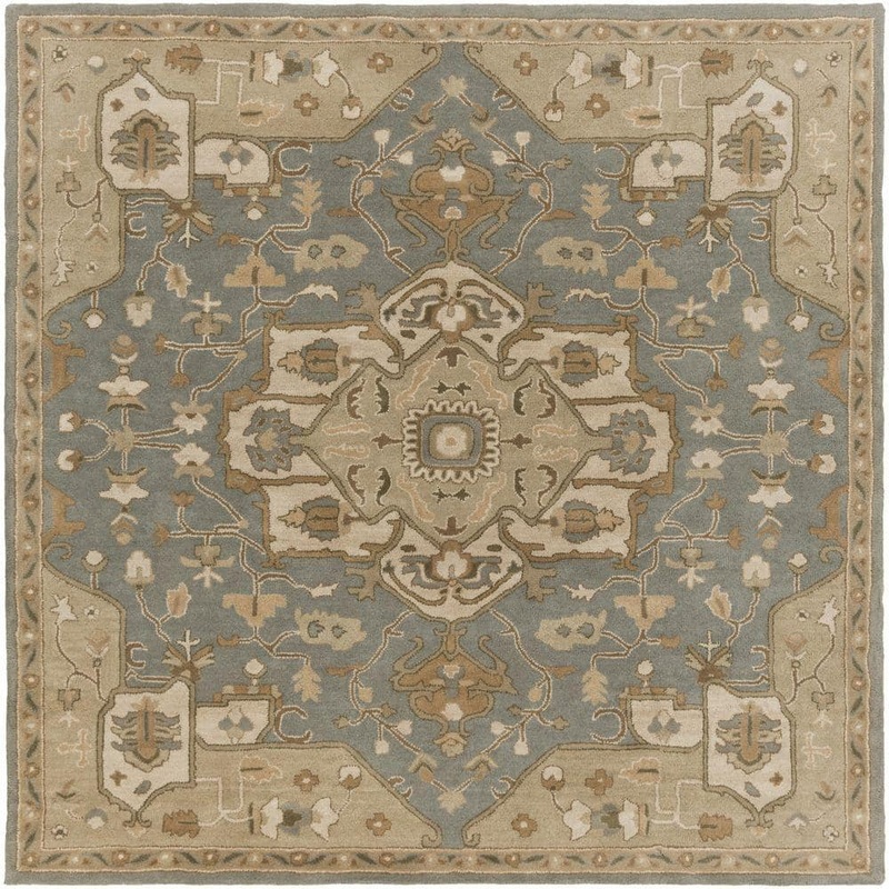 Livabliss Demetrios Light Gray 8 ft. x 8 ft. Indoor Square Area Rug S00151007518