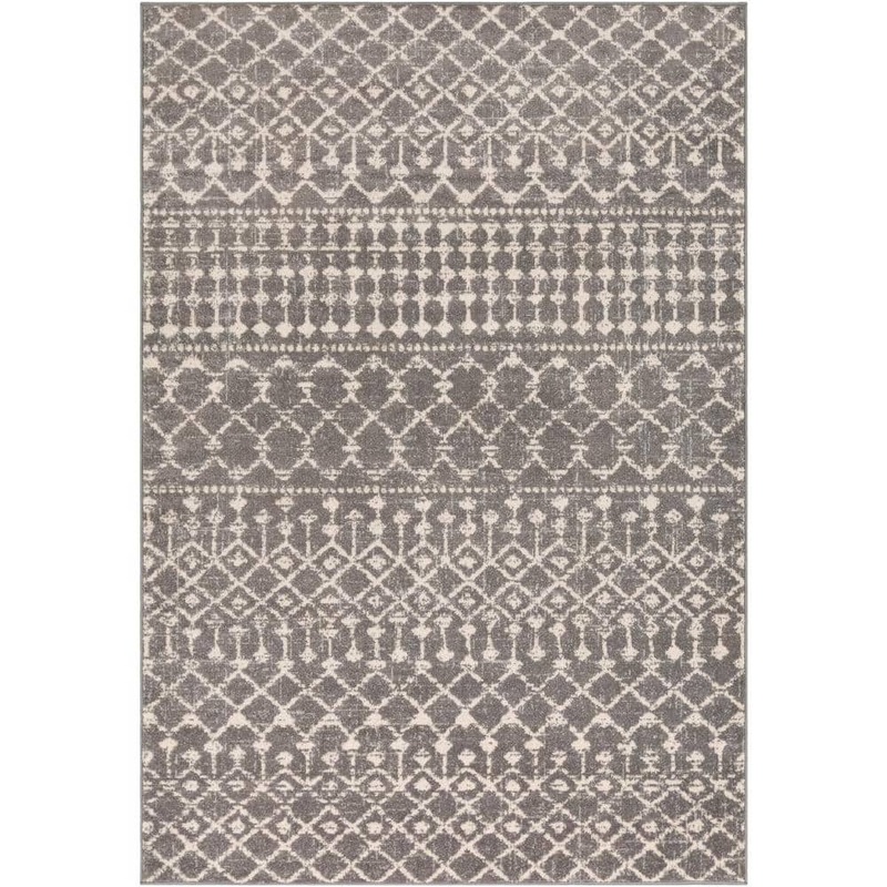 Livabliss Ezio Gray 5 ft. 3 in. x 7 ft. 3 in. Area Rug S00161017760
