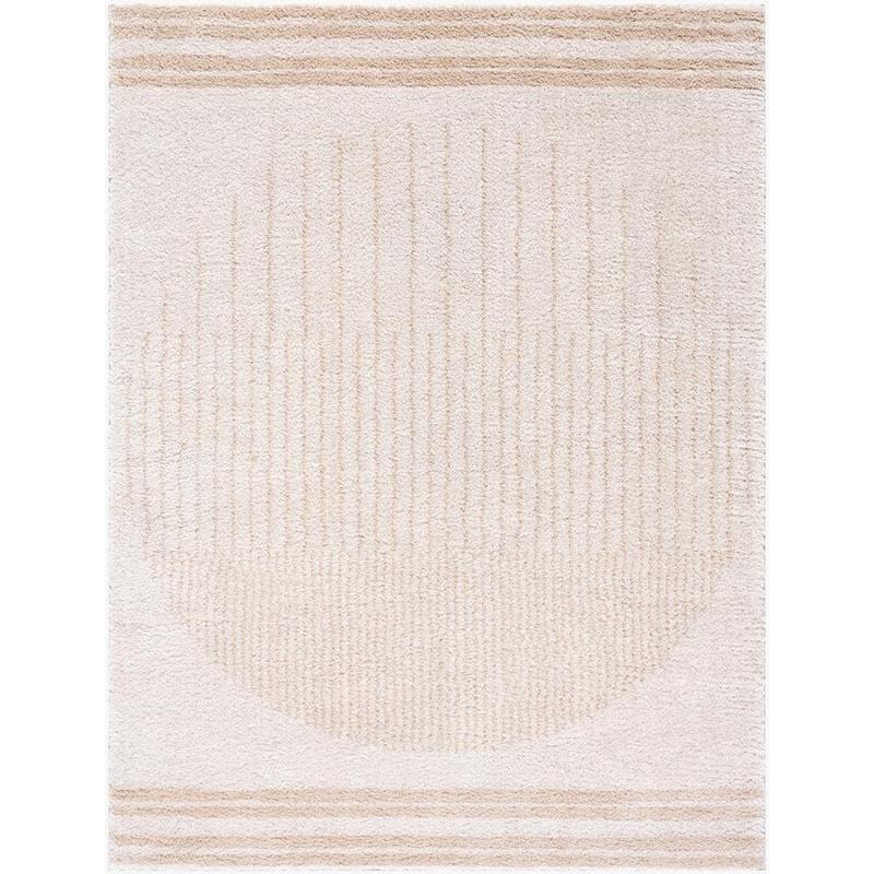 Livabliss Fossay Shag Beige 8 ft. x 10 ft. Global Indoor Area Rug FSG2306-71010