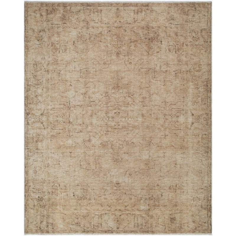 Livabliss Galey Alix x Livabliss Fetscher I Vintage Medallion Area Rug, 7’10 in. x 10′ (8′ x 10′), Light Beige GAHU2300-71010